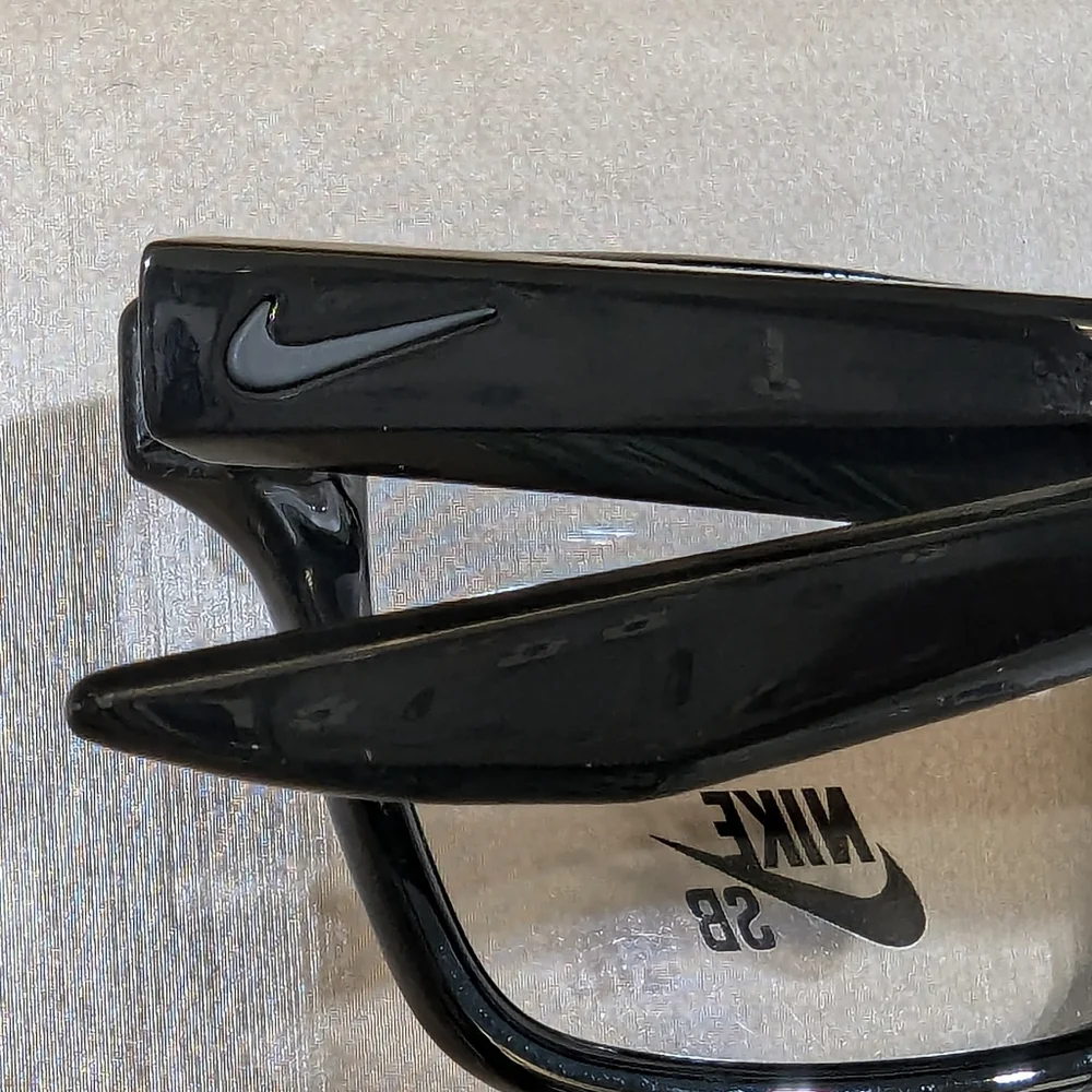 Nike SkateBoard Black Eyeglasses with Glossy Finish Brand New NWT